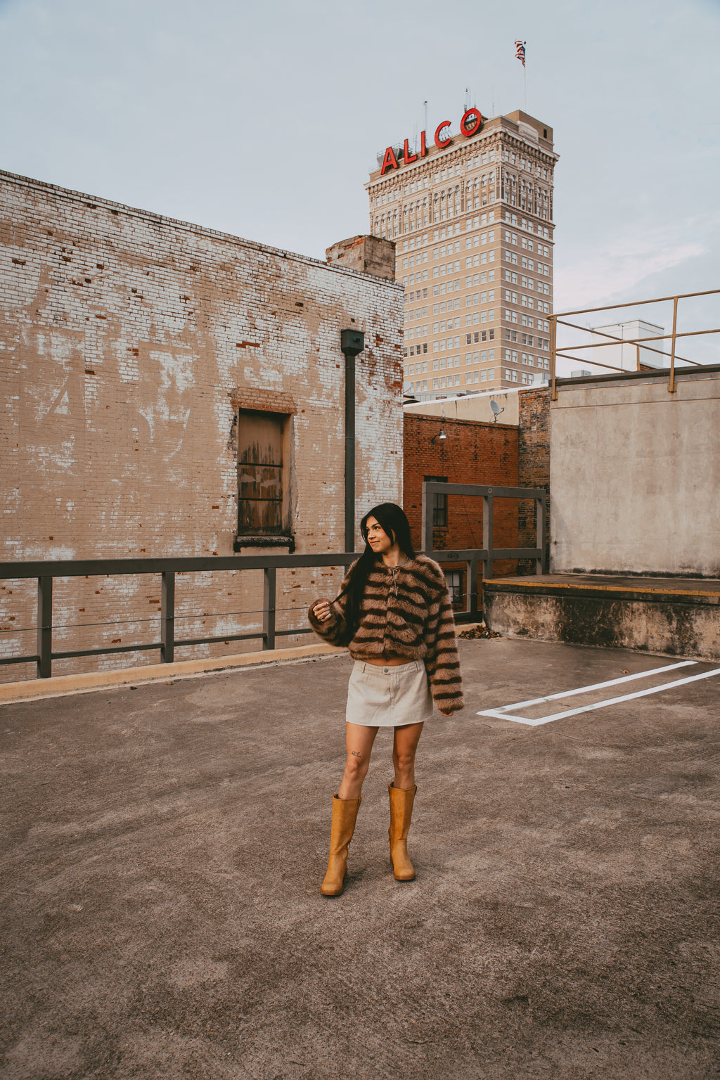 The Honey Stripe Coat