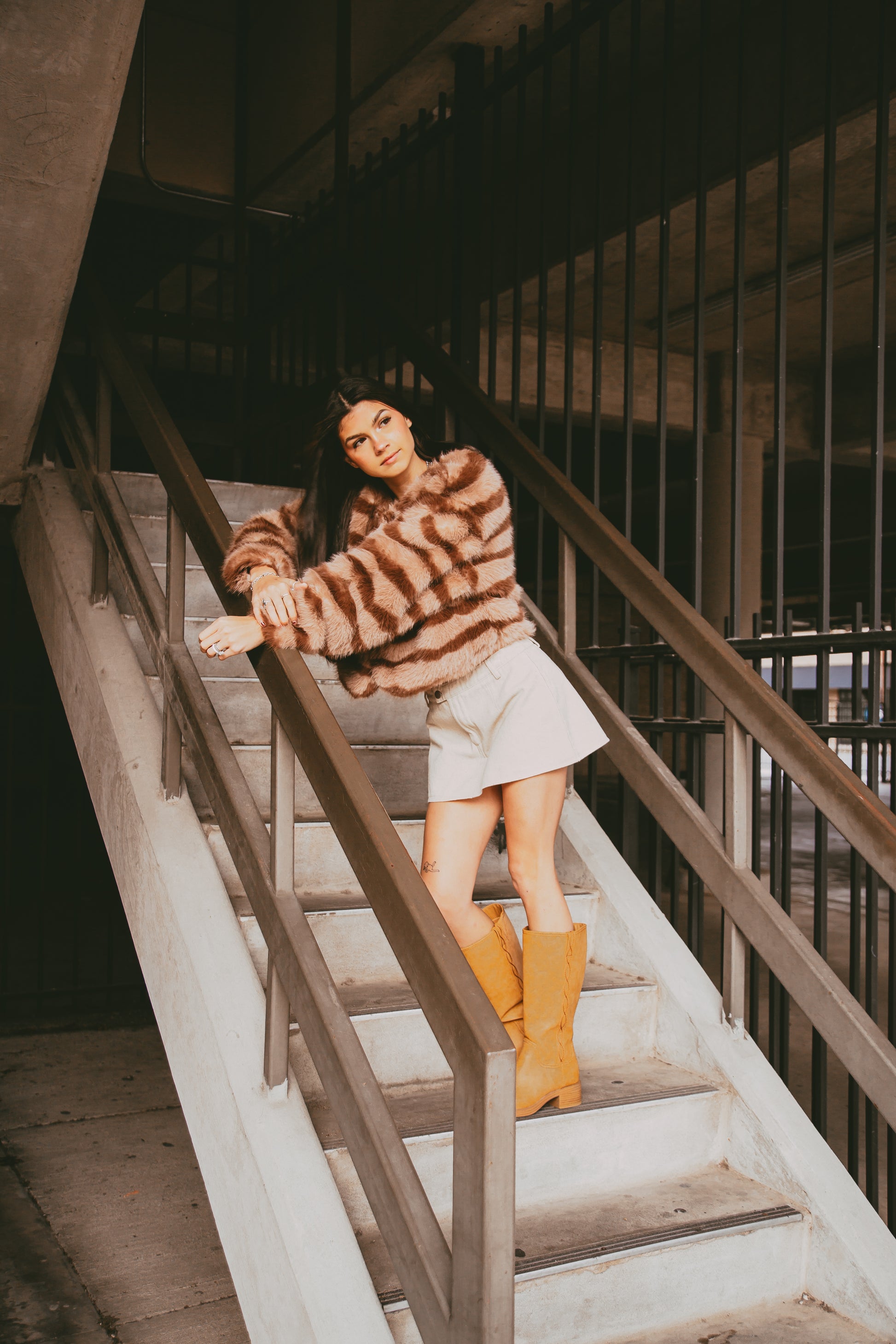 The Honey Stripe Coat