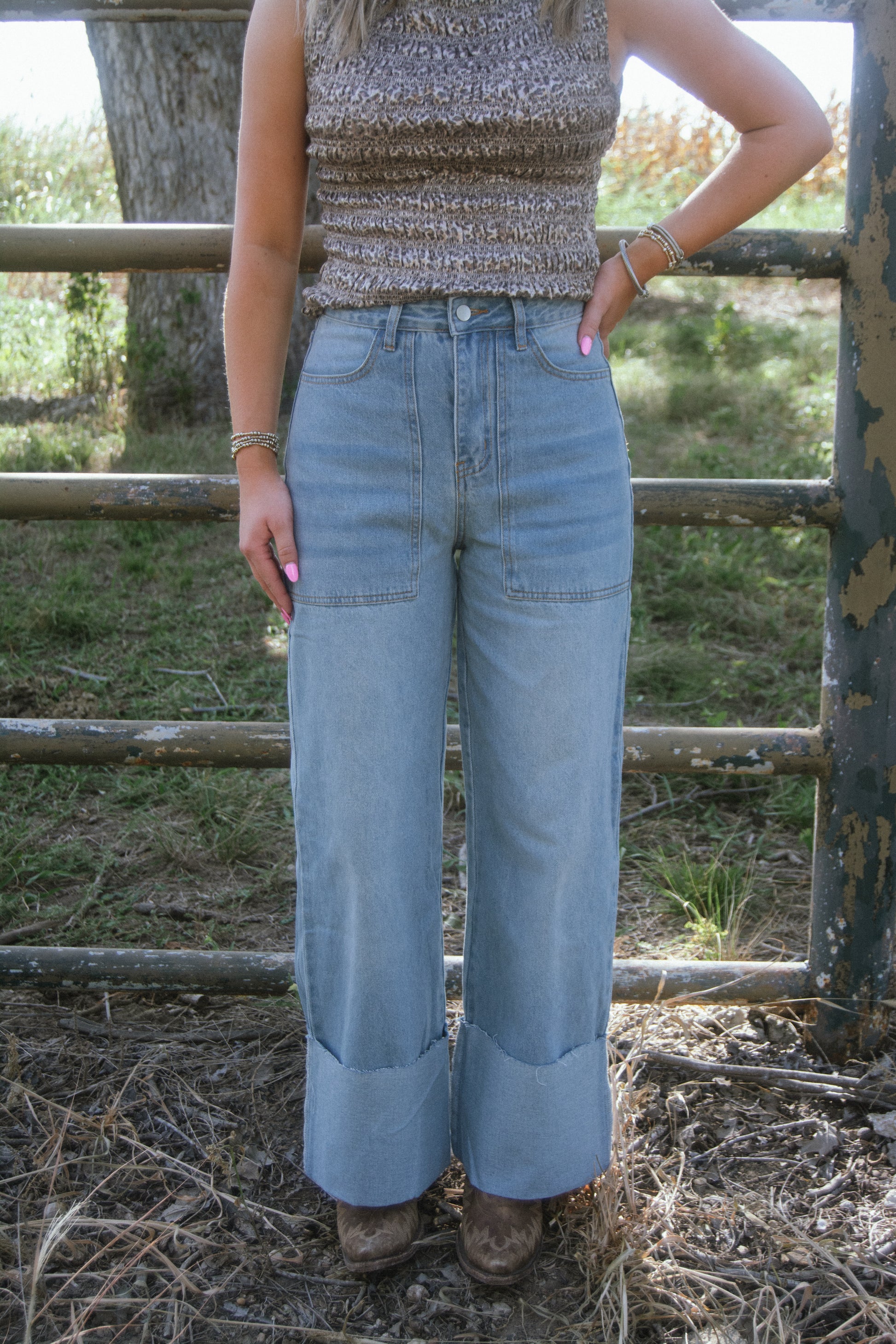 The Fold Line Jean