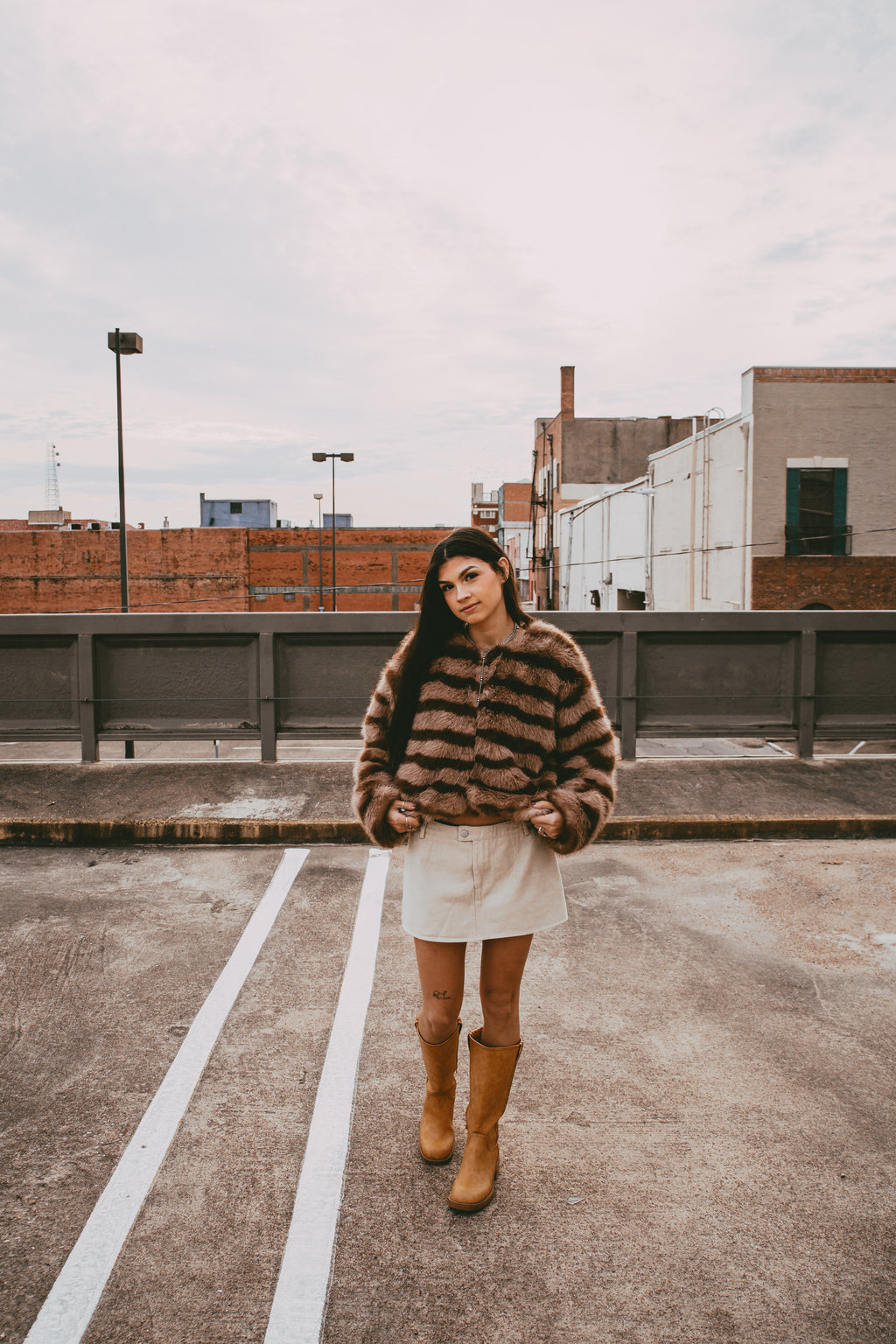 The Honey Stripe Coat