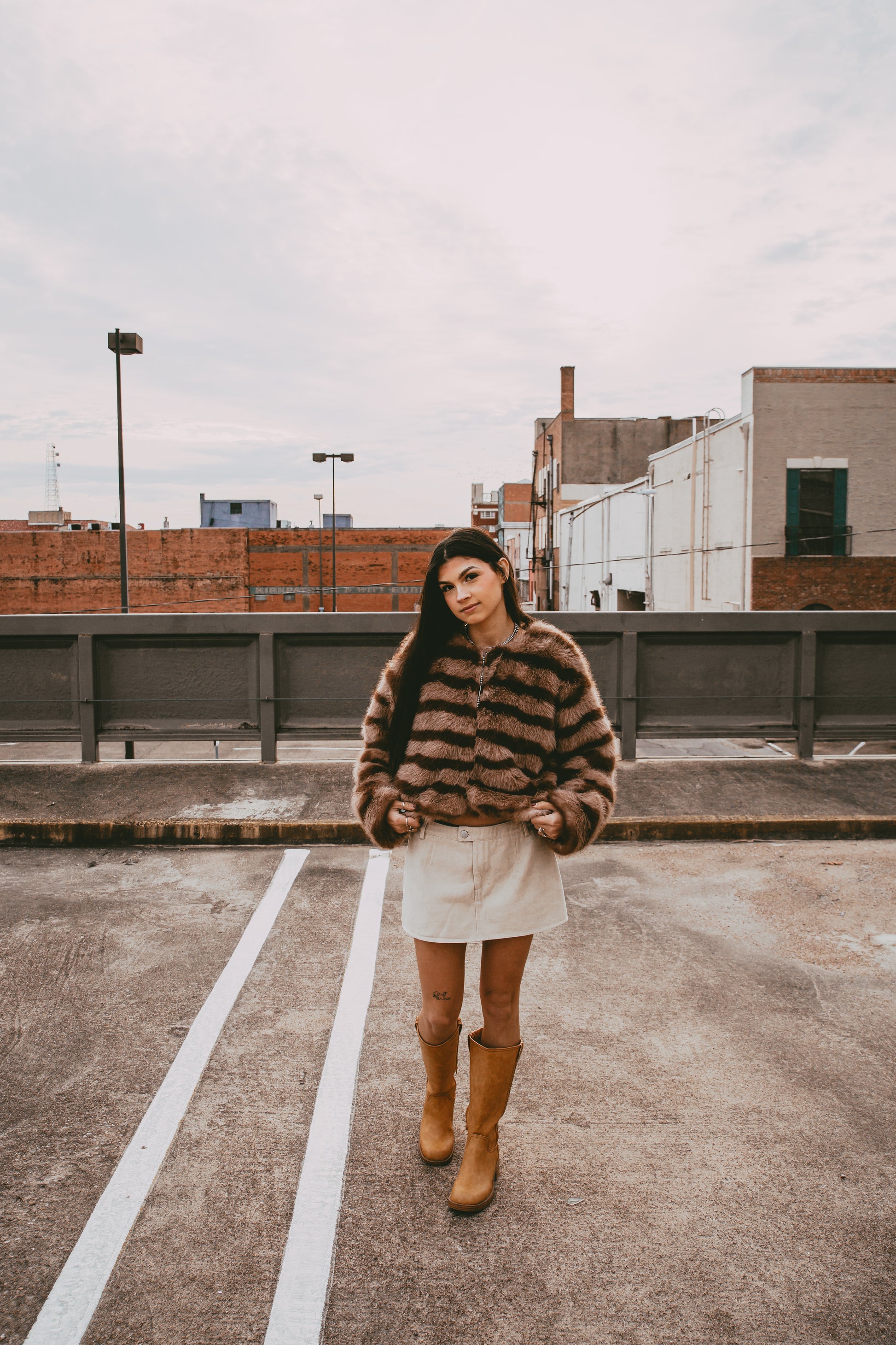 The Honey Stripe Coat