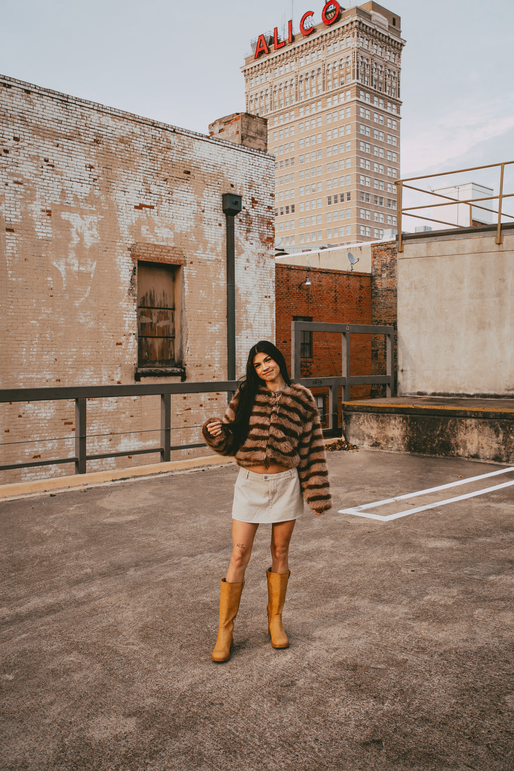 The Honey Stripe Coat