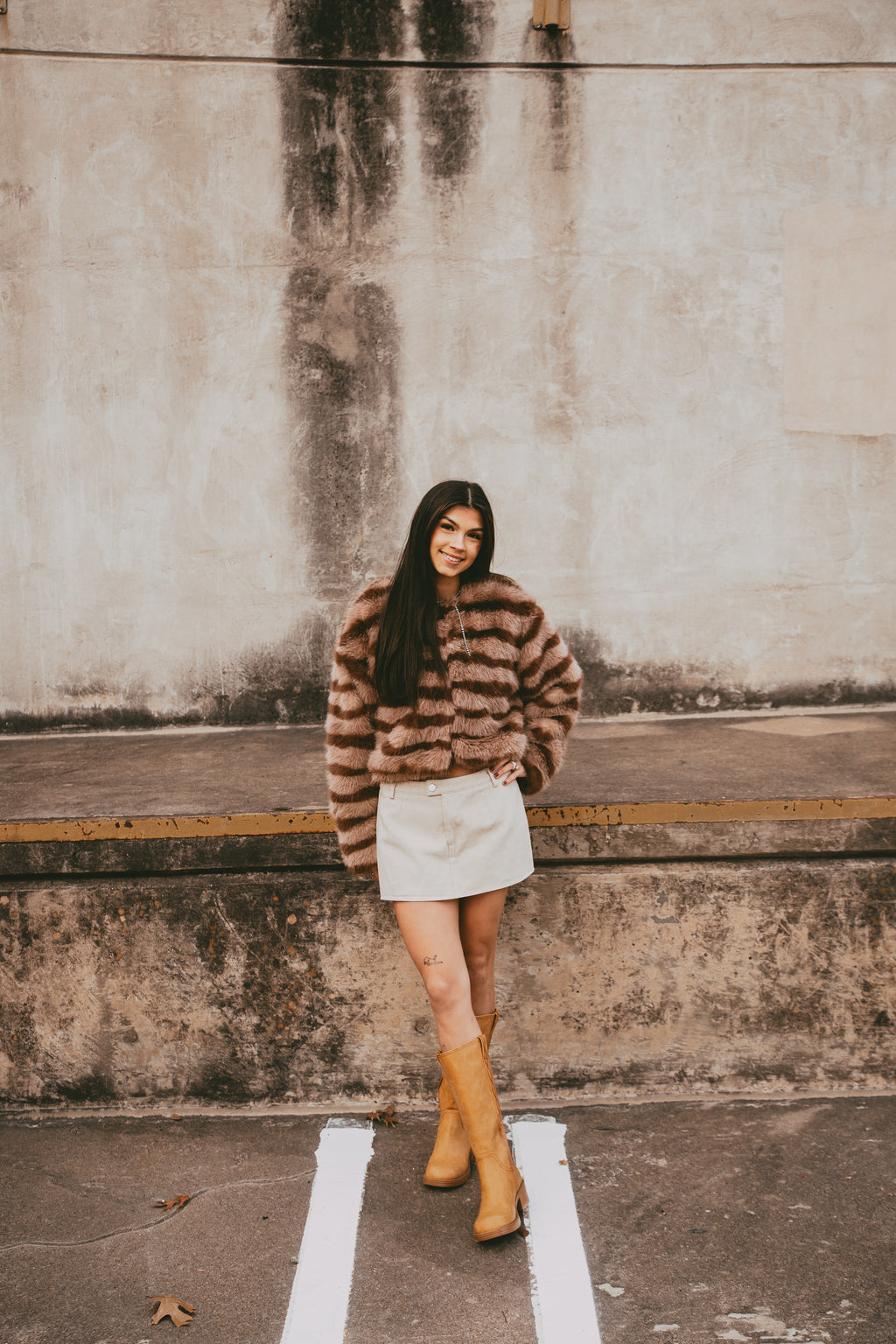 The Honey Stripe Coat
