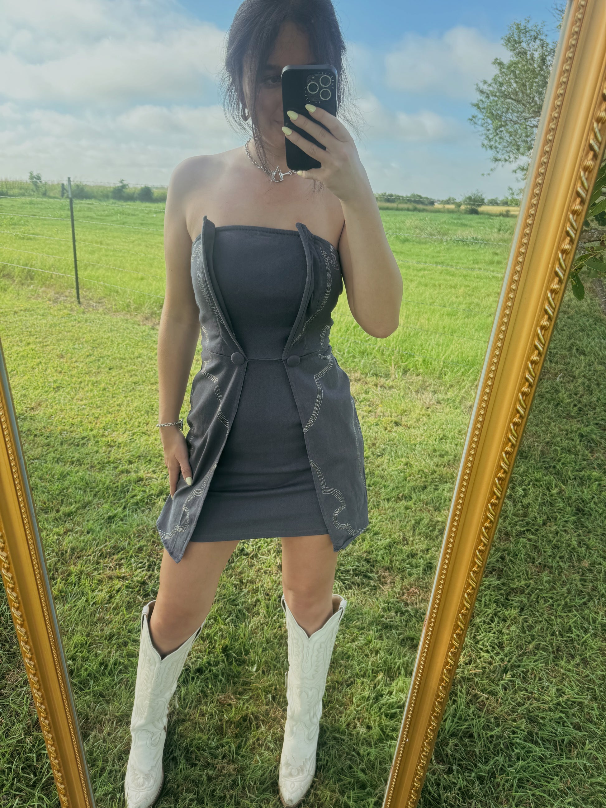 The Midnight Rodeo Mini Dress