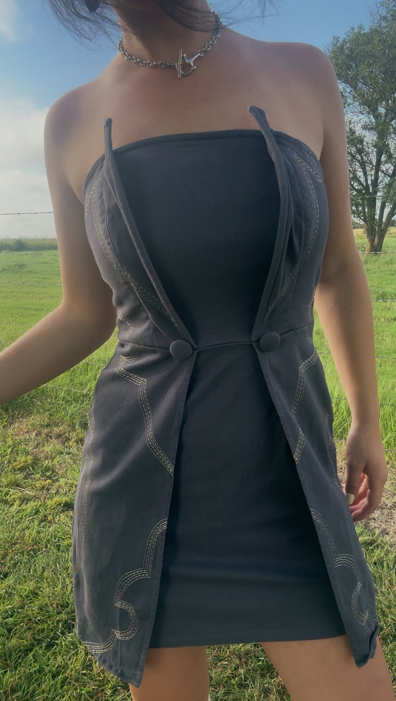 The Midnight Rodeo Mini Dress