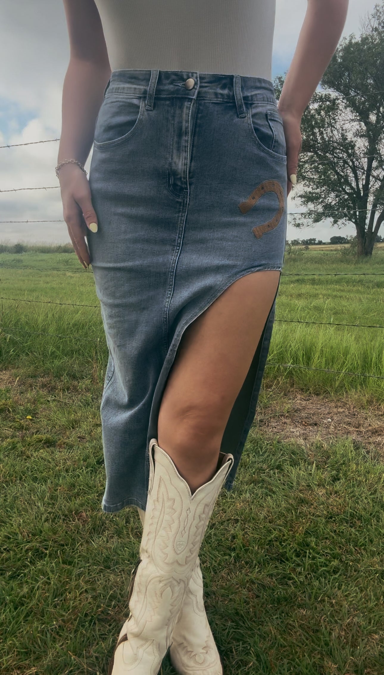The Lucky Split Skirt