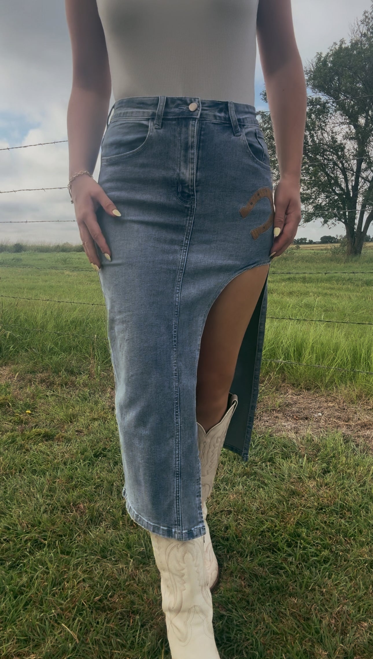 The Lucky Split Skirt