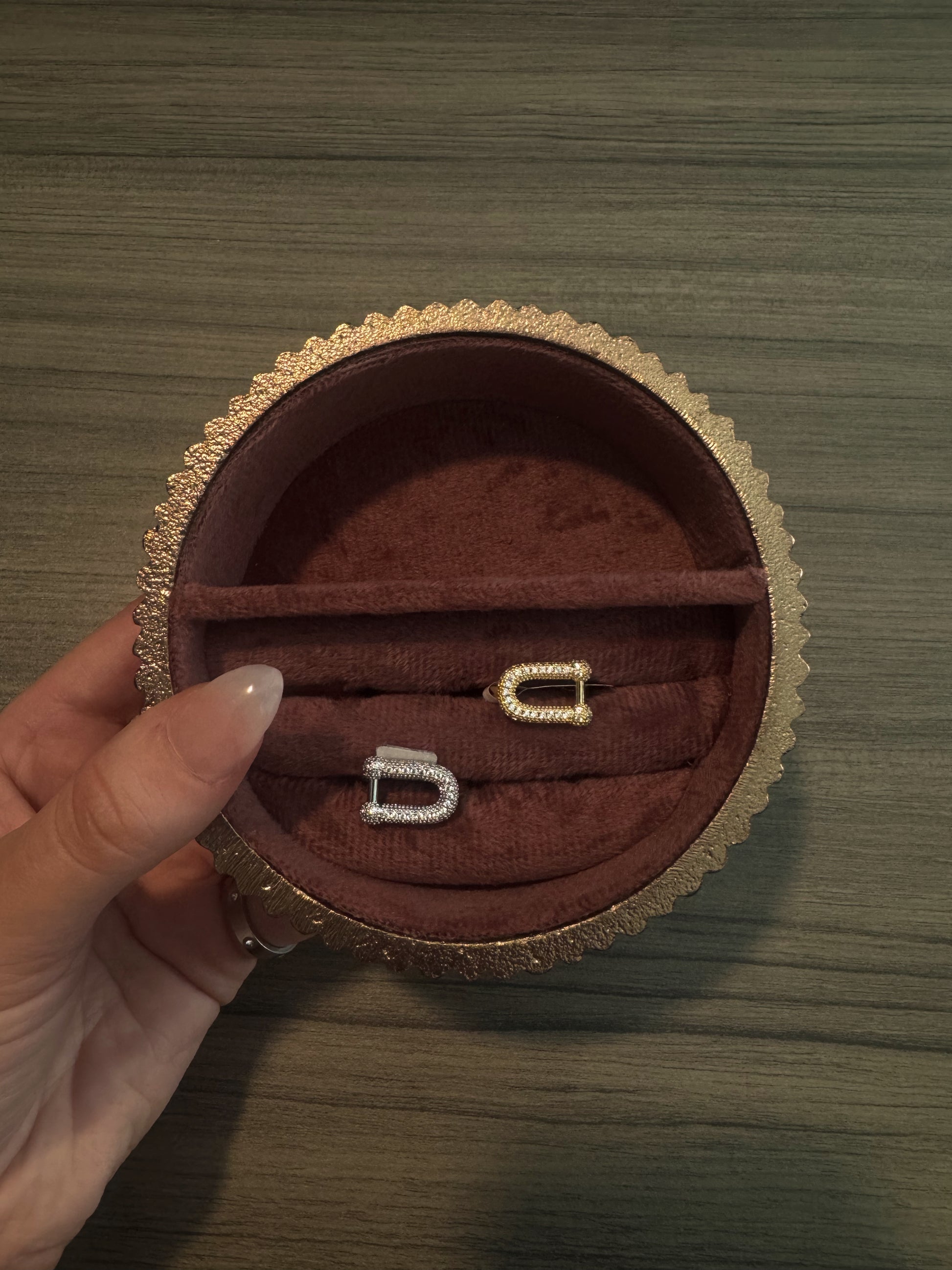 The Pavé Buckle Ring