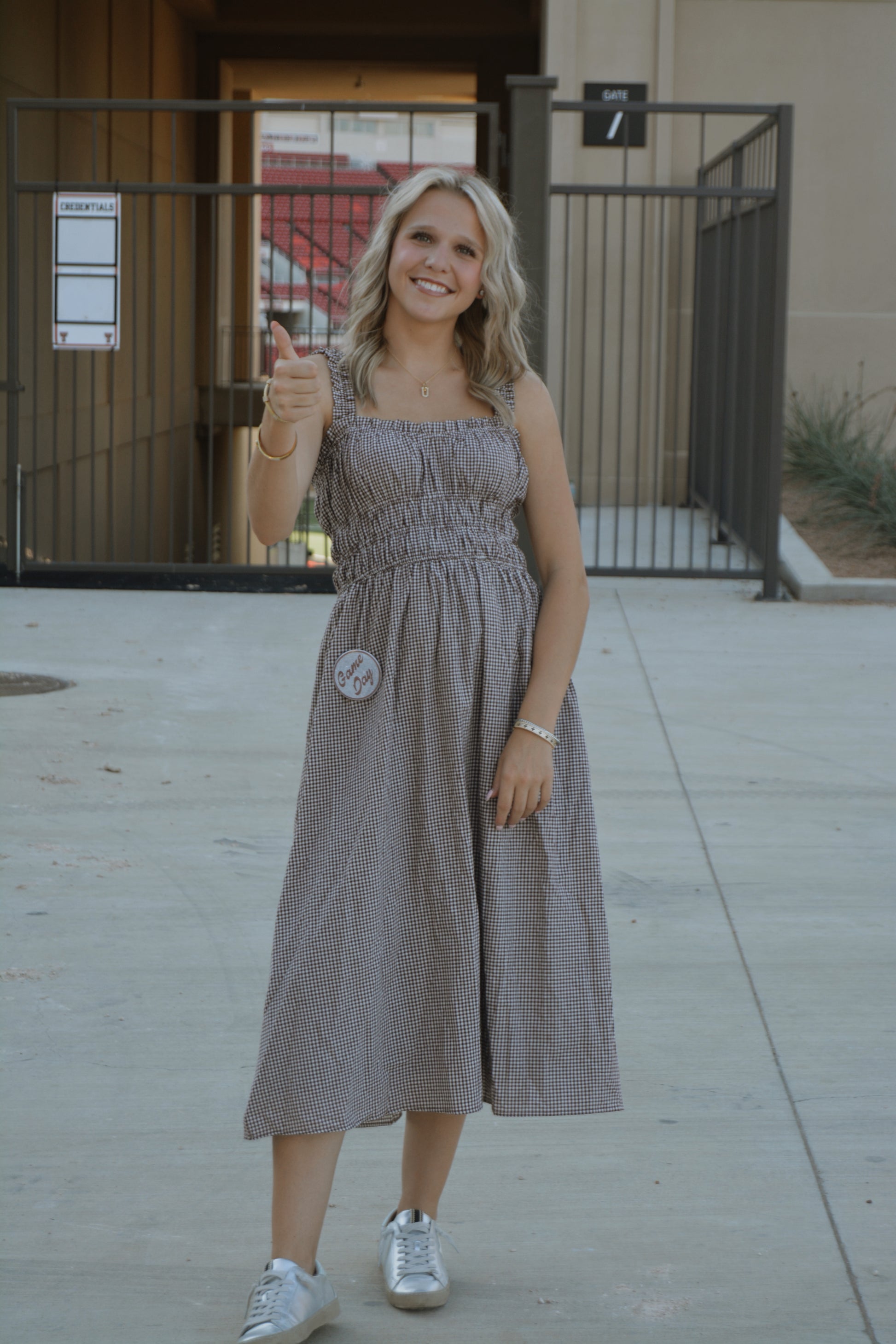 The Gingham Smocked Sundress